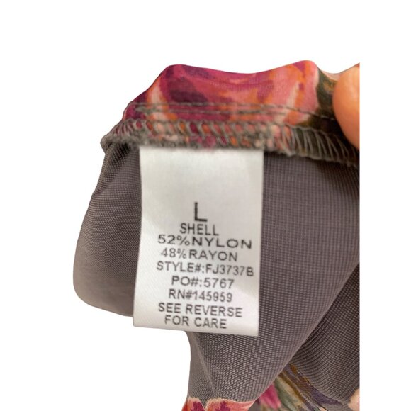 Vici Large Floral Kimono Cardigan Long Sleeve Open Front Pockets NWOT 7512 - Picture 3 of 9